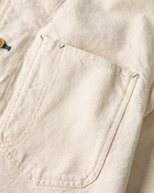 laydown detail image of Heavyweight Canvas Barn Jacket