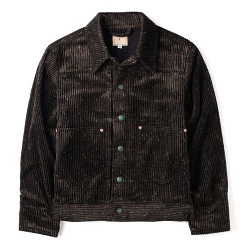 laydown image of Donegal Corduroy Ranch Jacket