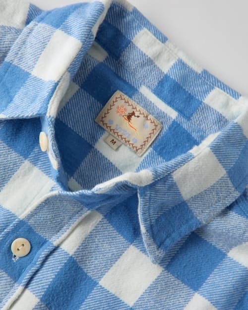 laydown detail image of Washed Flannel Workshirt - Exclusive