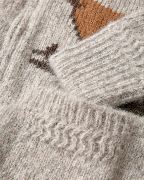laydown detail image of Stag Cardigan