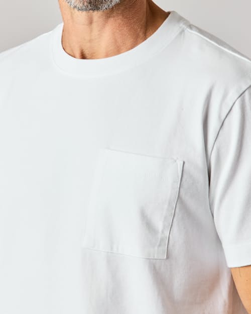 lifestyle image of American Heavyweight Pocket T-Shirt
