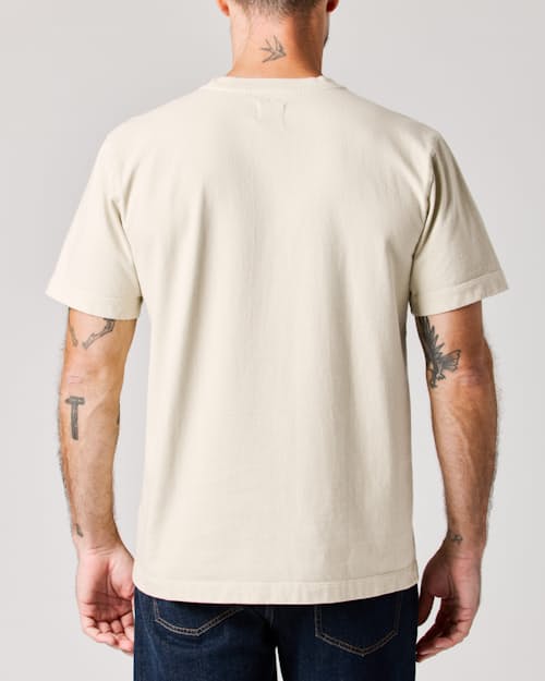 lifestyle image of American Heavyweight Pocket T-Shirt