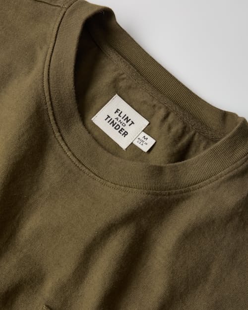 laydown detail image of American Heavyweight Pocket T-Shirt v2