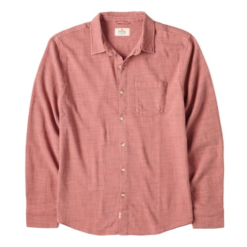 laydown image of Classic Stretch Selvage Long Sleeve Shirt