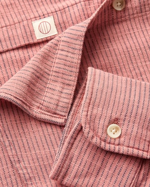 laydown detail image of Classic Stretch Selvage Long Sleeve Shirt