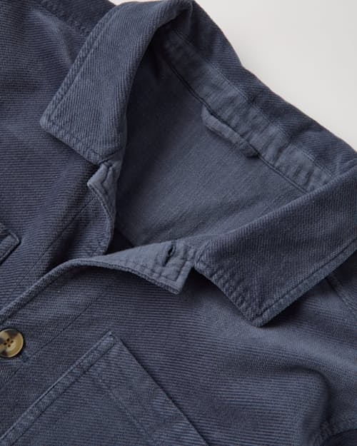 laydown detail image of Max Moleskin Overshirt