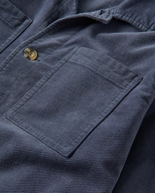 laydown detail image of Max Moleskin Overshirt