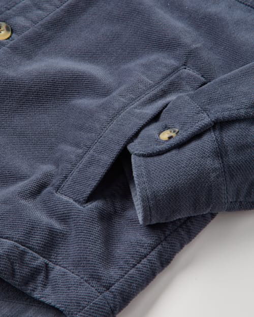 laydown detail image of Max Moleskin Overshirt