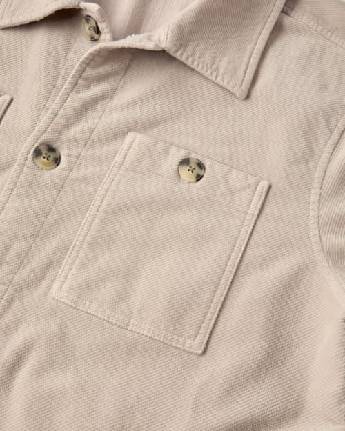 laydown detail image of Max Moleskin Overshirt