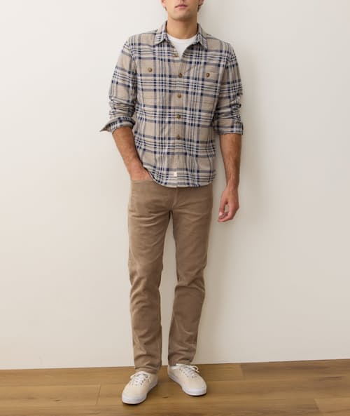 on model image of Pacifica Stretch Twill Shirt