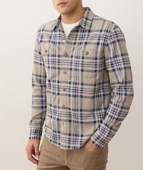on model image of Pacifica Stretch Twill Shirt