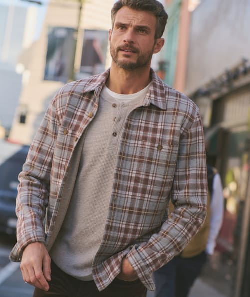 on model image of Pacifica Stretch Twill Shirt