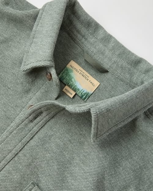 laydown detail image of Pacifica Stretch Twill Shirt
