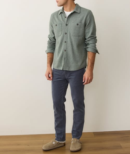 on model image of Pacifica Stretch Twill Shirt