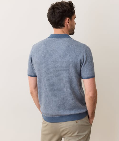 on model image of Liam Sweater Polo