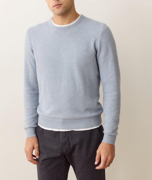 on model image of Sweater Tee