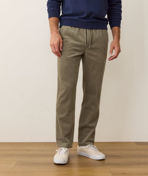 on model image of Relaxed Saturday Corduroy Pant