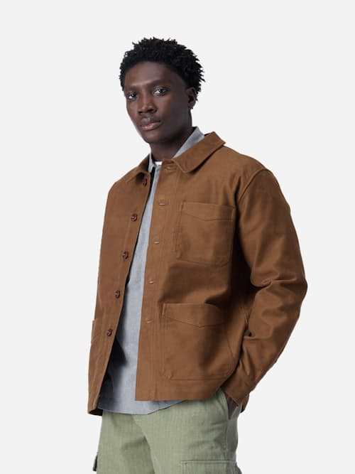 on model image of French Work Jacket