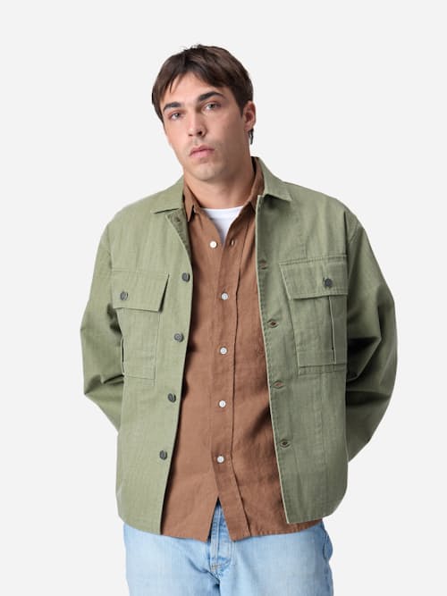 on model image of M-43 Overshirt