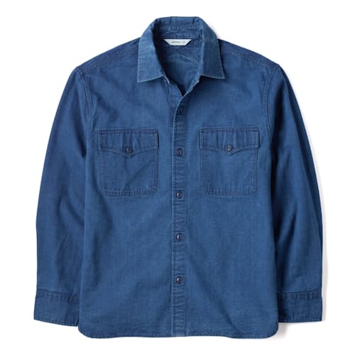 laydown image of USN Overshirt