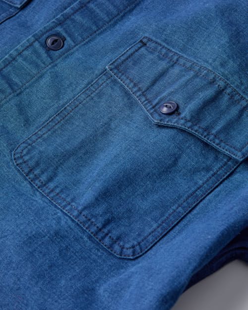 laydown detail image of USN Overshirt