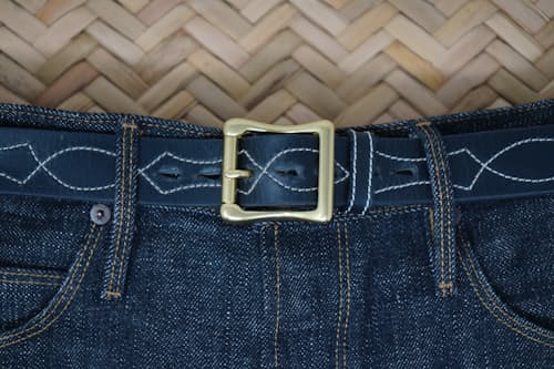 no crop image of Embroidery Lucky Belt