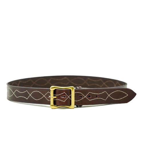 laydown image of Embroidery Lucky Belt