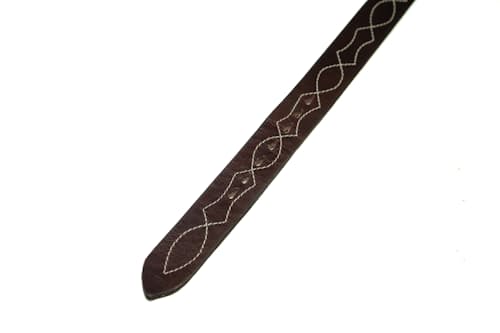 laydown detail image of Embroidery Lucky Belt