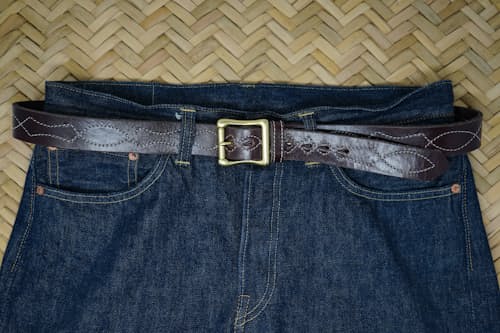 no crop image of Embroidery Lucky Belt