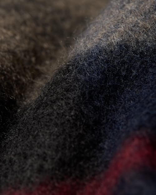 laydown detail image of Fleece Tartan Check CPO Shirt