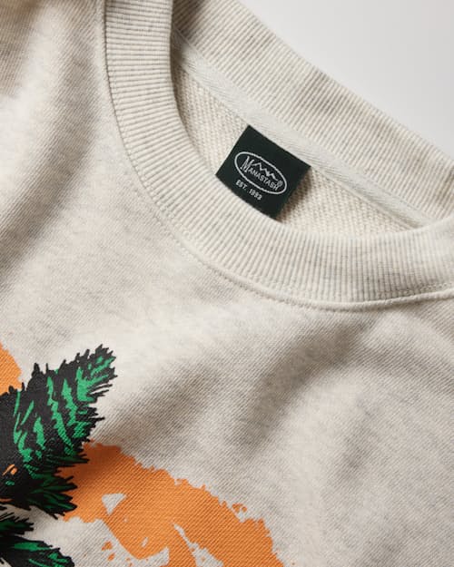 laydown detail image of Cascades National Park Sweatshirt