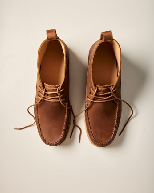 lifestyle image of Drift Moc Toe Boot