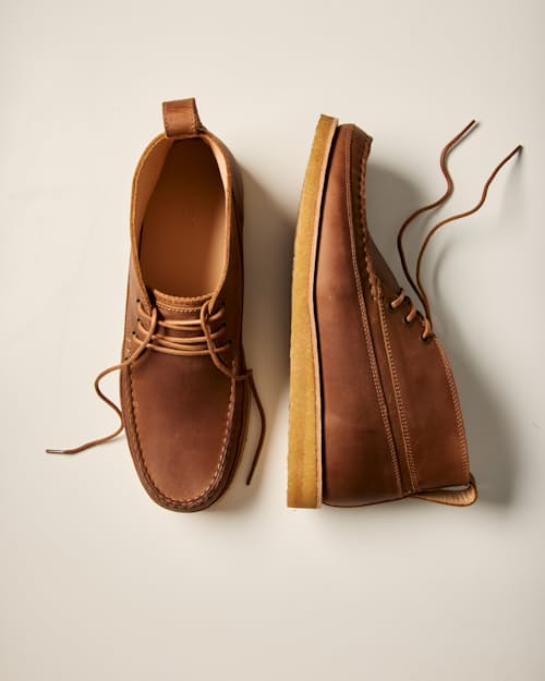 lifestyle image of Drift Moc Toe Boot