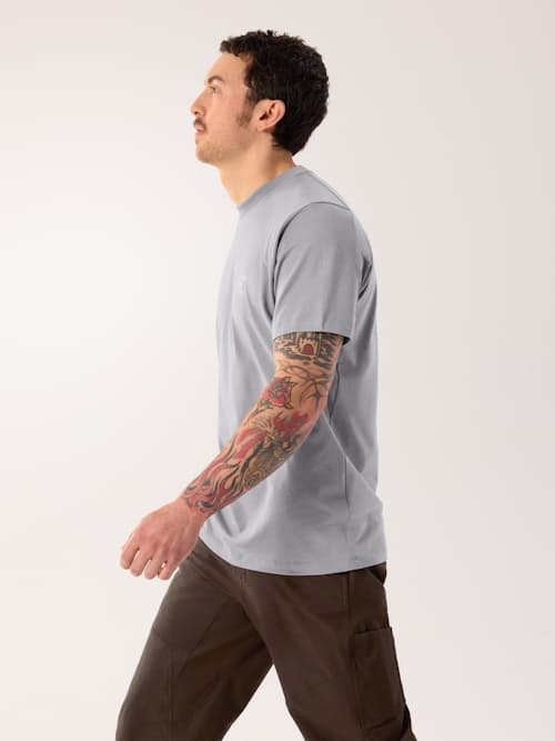 on model image of Kragg SL Cotton T-Shirt