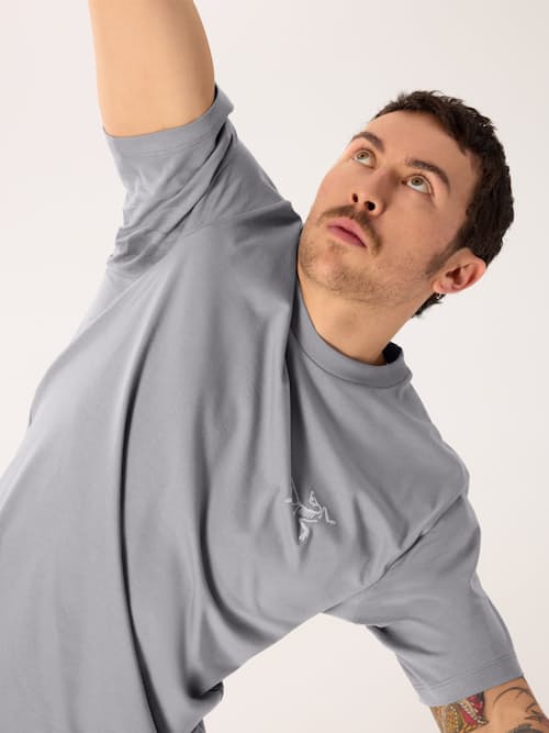 on model image of Kragg SL Cotton T-Shirt