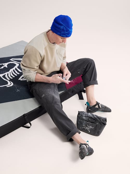 on model image of Cronin Cotton Pant
