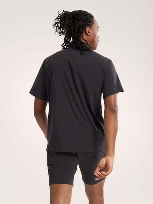 on model image of Skyline Short Sleeve Shirt
