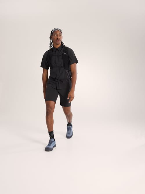 on model image of Skyline Short Sleeve Shirt