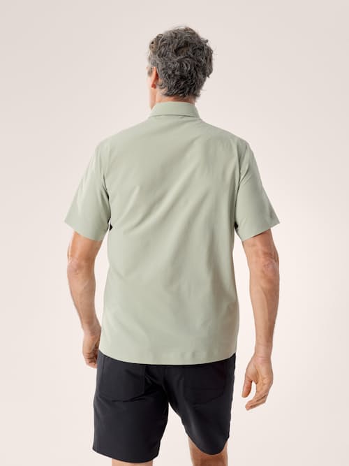 on model image of Skyline Short Sleeve Shirt