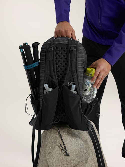 on model image of Aerios 18 Backpack