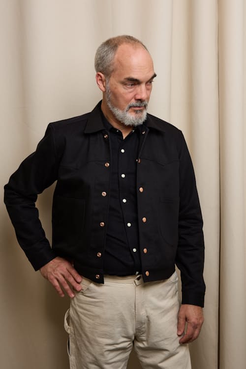 on model image of Terlingua Trucker Jacket