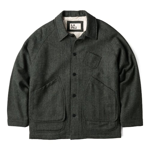 laydown image of Mantero Herringbone Jacket
