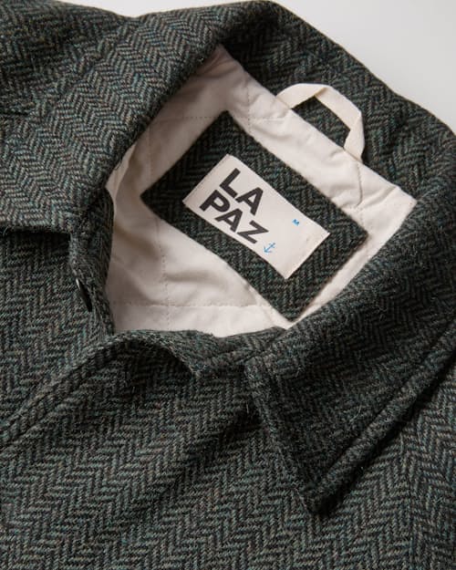 lifestyle image of Mantero Herringbone Jacket