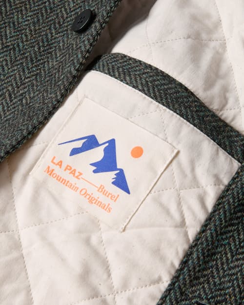 lifestyle image of Mantero Herringbone Jacket