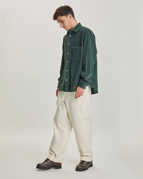 on model image of Carvalho Long Sleeve Shirt