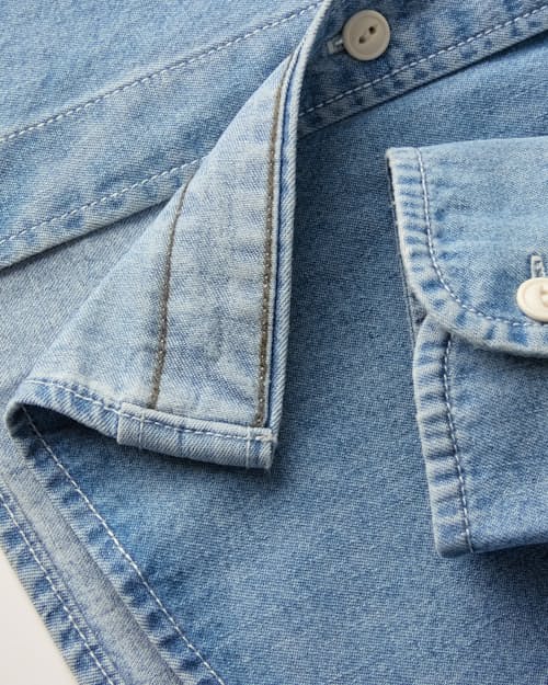 laydown detail image of Washed Denim Shirt