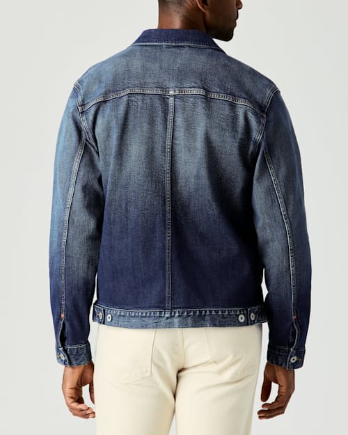 on model image of Type 2 Denim Jacket