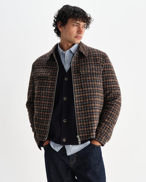 on model image of Osier Jacket