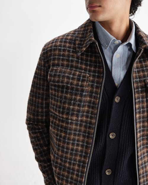 on model image of Osier Jacket