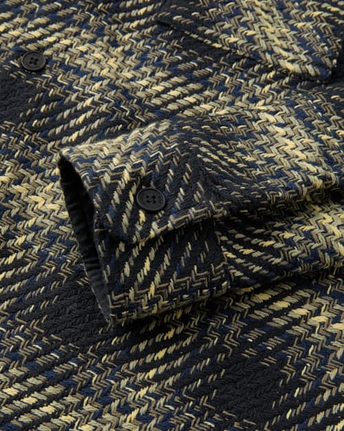laydown detail image of Whiting Basketweave Overshirt